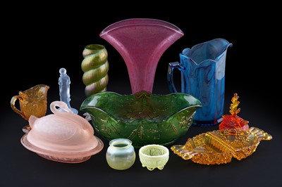 Lot 227 - A collection of Victorian and later glassware