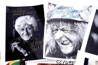 Lot 321 - A collection of Doctor Who signed photographs and pictures