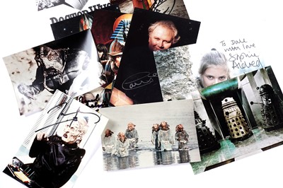 Lot 321 - A collection of Doctor Who signed photographs and pictures