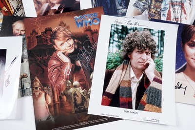 Lot 321 - A collection of Doctor Who signed photographs and pictures