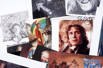 Lot 321 - A collection of Doctor Who signed photographs and pictures