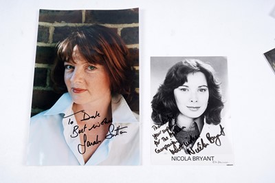 Lot 318 - A collection of Doctor Who signed photographs and pictures