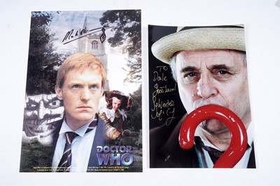 Lot 318 - A collection of Doctor Who signed photographs and pictures