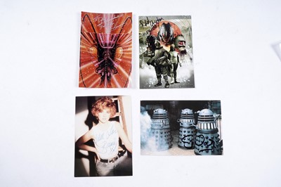 Lot 318 - A collection of Doctor Who signed photographs and pictures