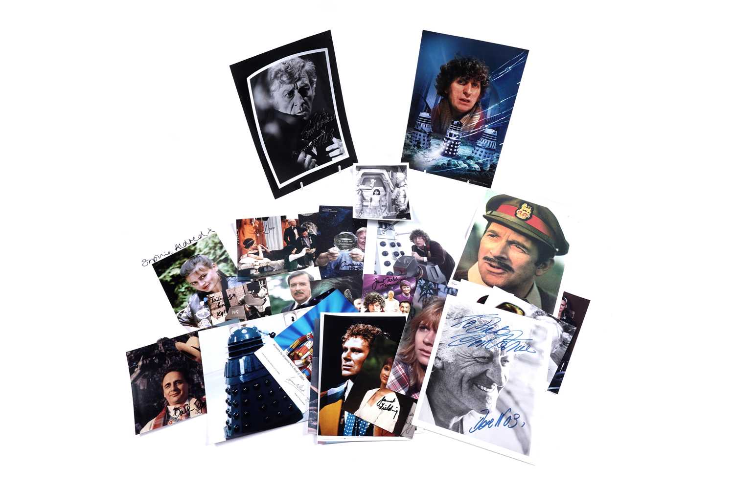 Lot 323 - A collection of Doctor Who signed photographs and pictures