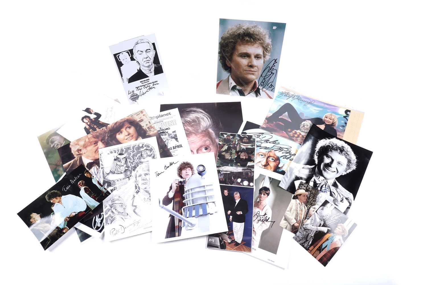 Lot 320 - A collection of Doctor Who signed photographs and pictures