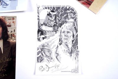 Lot 320 - A collection of Doctor Who signed photographs and pictures