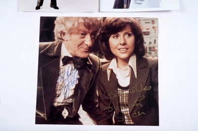 Lot 320 - A collection of Doctor Who signed photographs and pictures