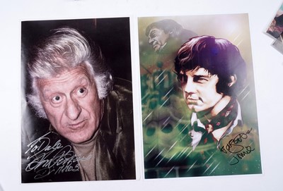 Lot 320 - A collection of Doctor Who signed photographs and pictures