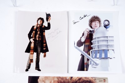 Lot 320 - A collection of Doctor Who signed photographs and pictures