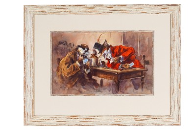 Lot 16 - Jonathan Walker – The Cleaners | watercolour