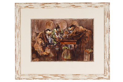 Lot 33 - Jonathan Walker – Blending the Elixir | watercolour