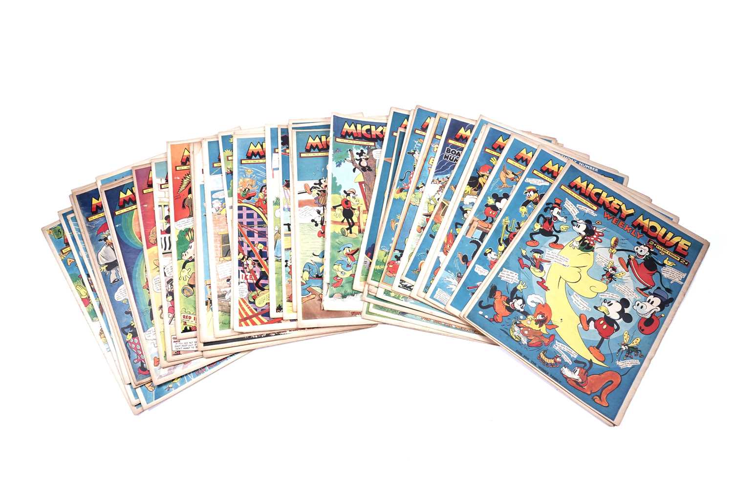 Lot 103 - Mickey Mouse Weekly No’s. 2-47