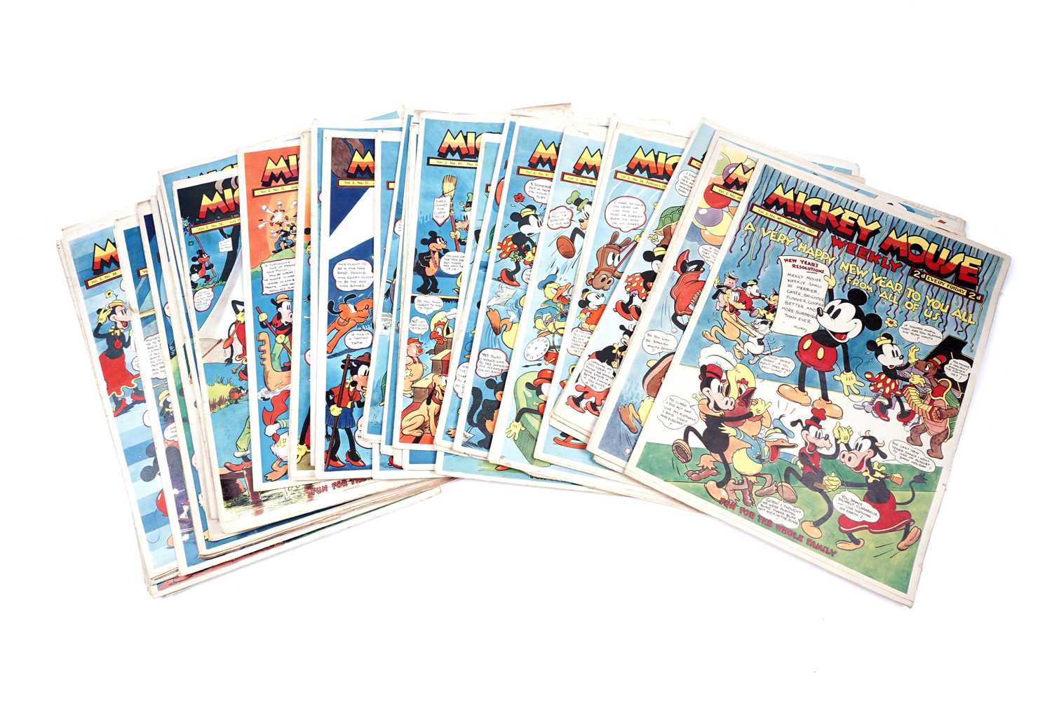 Lot 104 - Mickey Mouse Weekly No’s. 48-99