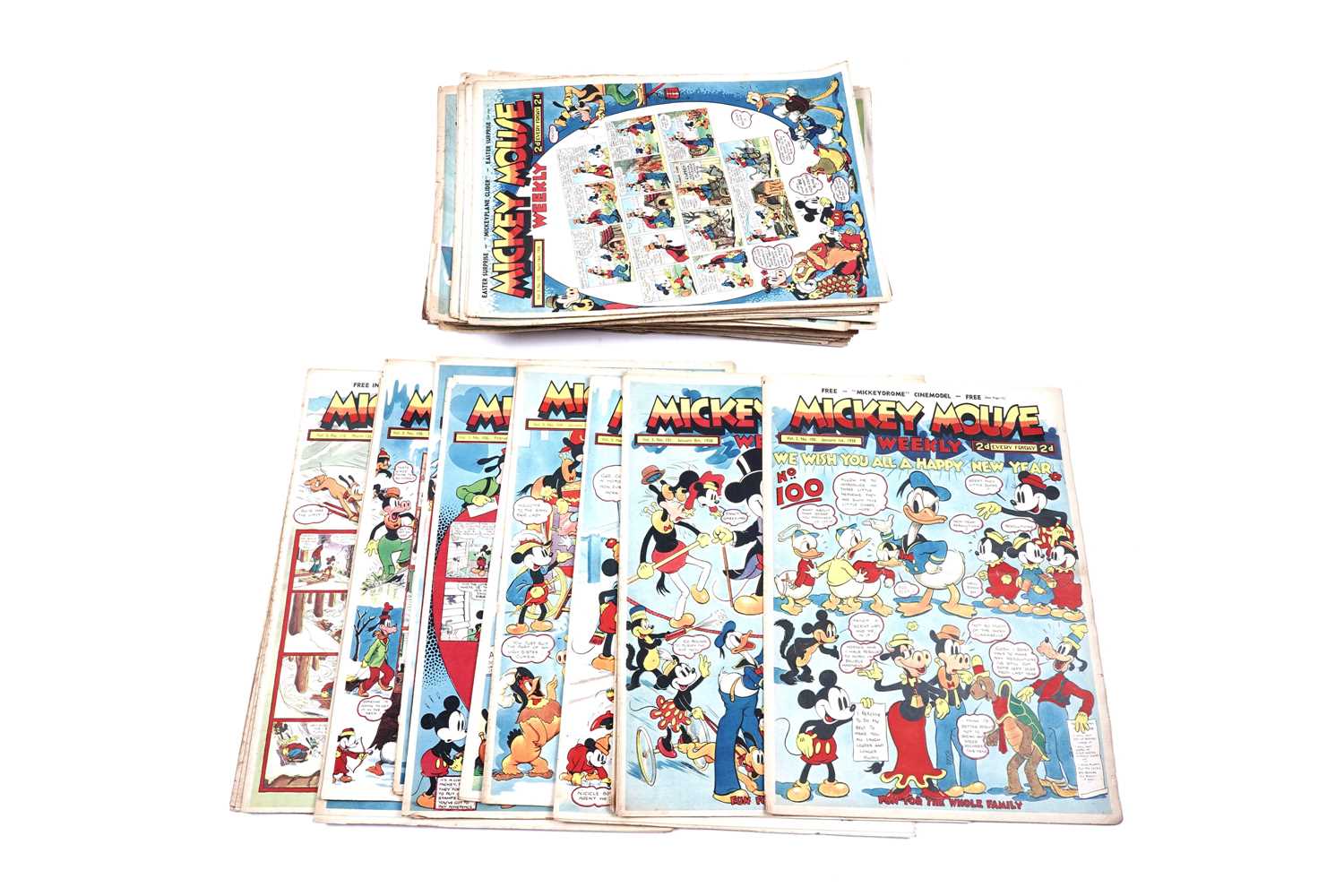 Lot 105 - Mickey Mouse Weekly No’s. 100-204