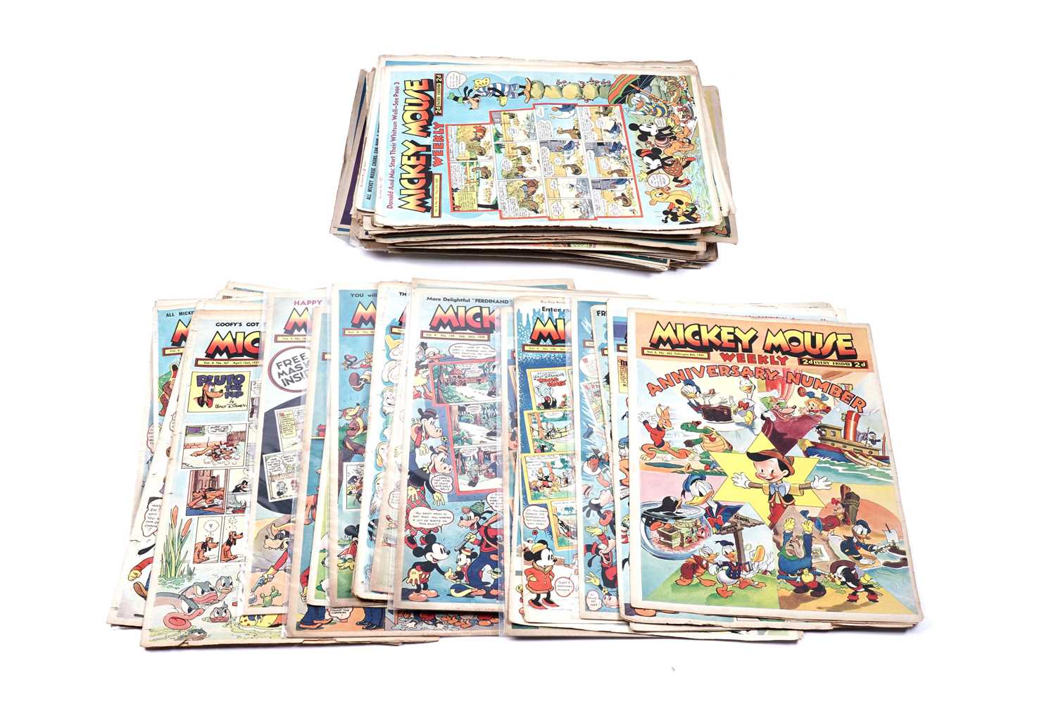 Lot 108 - Mickey Mouse Weekly 1939/1940’s issues