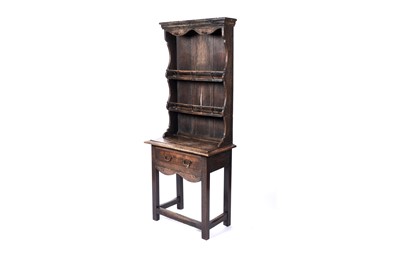Lot 635 - An 18th Century style oak dresser