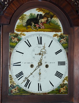 Lot 100 - Cruddas, Durham: a mid-19th Century mahogany longcase clock