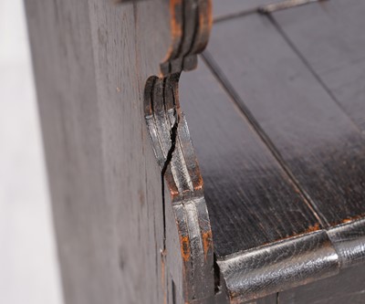 Lot 53 - A Victorian oak monks bench