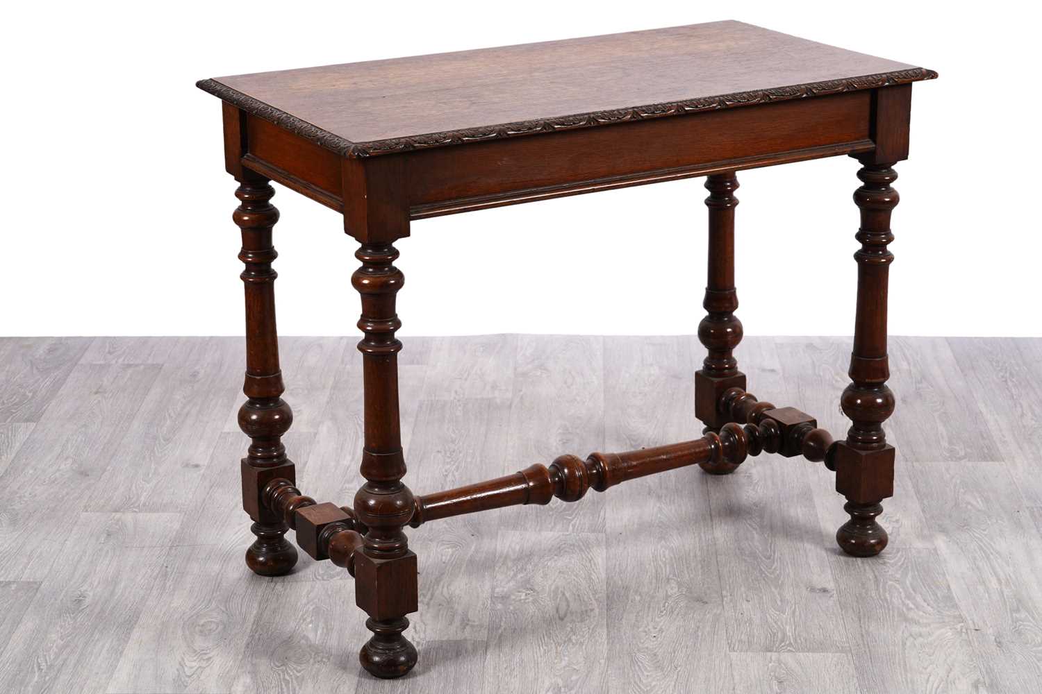 Lot 54 - A Victorian oak side table