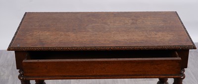 Lot 54 - A Victorian oak side table