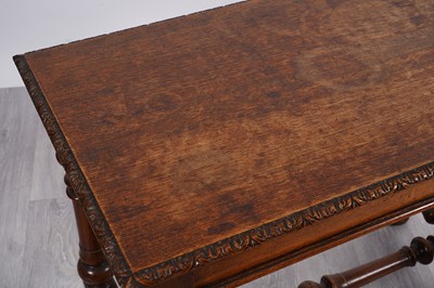 Lot 54 - A Victorian oak side table