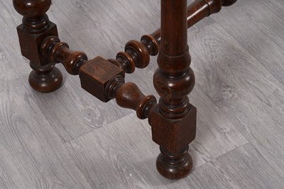 Lot 54 - A Victorian oak side table