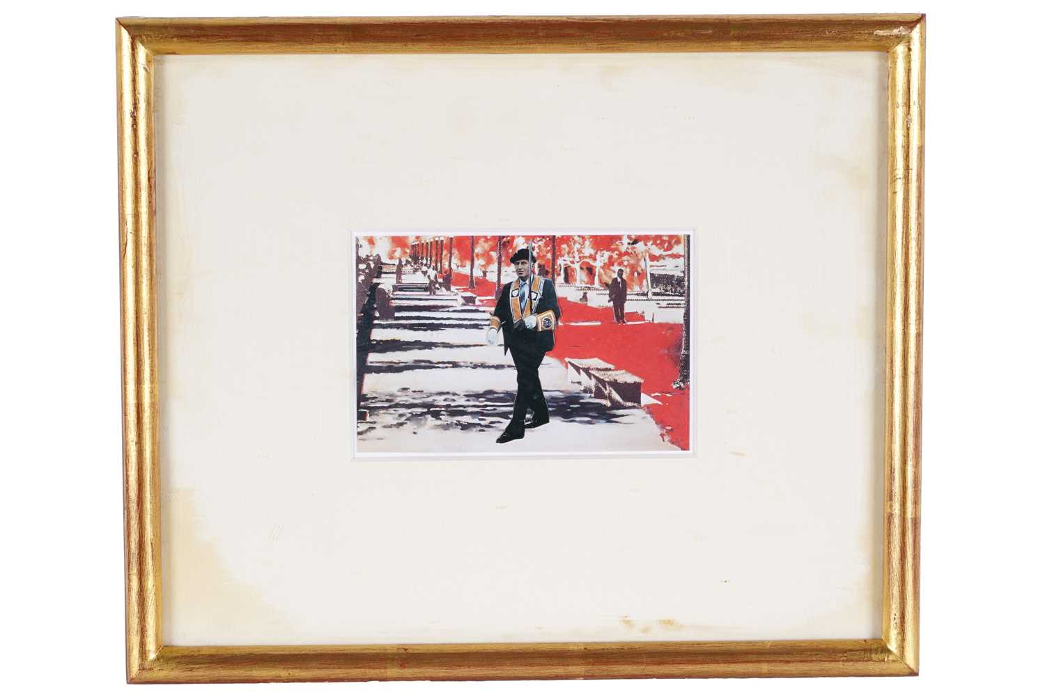 Lot 71 - Richard Hamilton - The Orangeman | collage