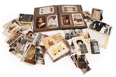 Lot 226 - A collection of postcards, correspondence and photographs