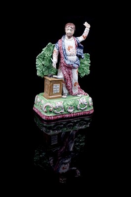 Lot 254 - A Staffordshire Patriotic Group pearlware figure Jeremiah