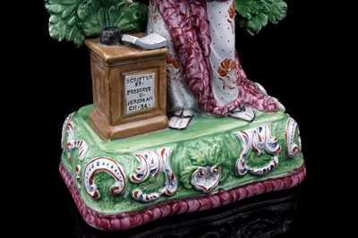 Lot 254 - A Staffordshire Patriotic Group pearlware figure Jeremiah