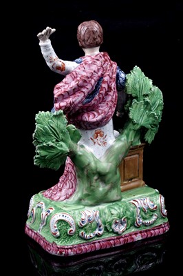 Lot 254 - A Staffordshire Patriotic Group pearlware figure Jeremiah