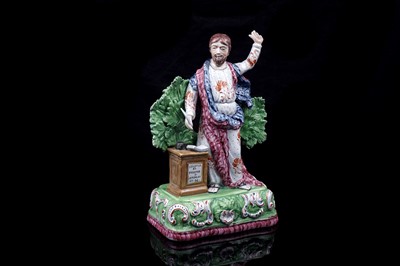 Lot 254 - A Staffordshire Patriotic Group pearlware figure Jeremiah