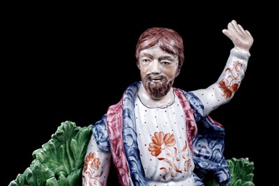 Lot 254 - A Staffordshire Patriotic Group pearlware figure Jeremiah