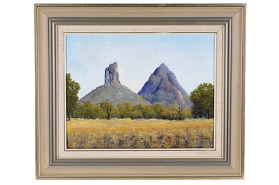 Lot 100 - Mavis E Matheson – Glass House Mountains | oil