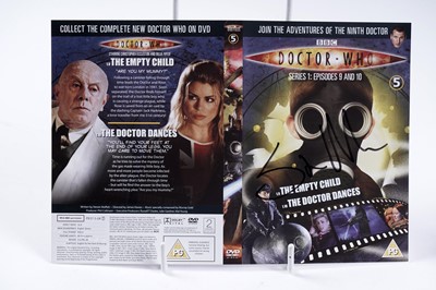 Lot 301 - A collection of thirty-seven signed Doctor Who DVD sleeves