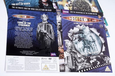 Lot 301 - A collection of thirty-seven signed Doctor Who DVD sleeves