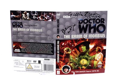 Lot 305 - A collection of thirty-four Doctor Who signed DVD sleeves