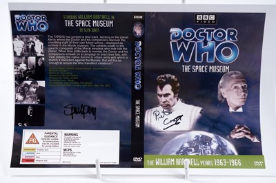 Lot 304 - A collection of thirty-one signed Doctor Who DVD and VHS sleeves