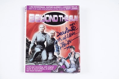 Lot 302 - A collection of signed Doctor Who book covers and CD sleeves