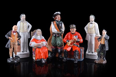 Lot 149 - Royal Doulton and Staffordshire figures