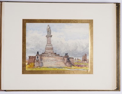 Lot 206 - Local Interest: An important presentation album of watercolours, presented to Joseph Spence Esq.