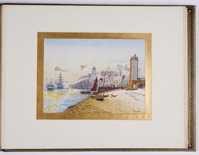 Lot 206 - Local Interest: An important presentation album of watercolours, presented to Joseph Spence Esq.