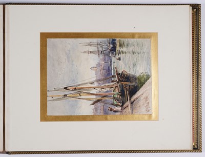 Lot 206 - Local Interest: An important presentation album of watercolours, presented to Joseph Spence Esq.