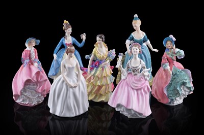 Lot 156 - Seven Royal Doulton figures