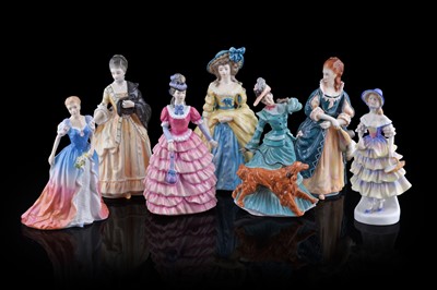 Lot 163 - Seven Royal Doulton figures
