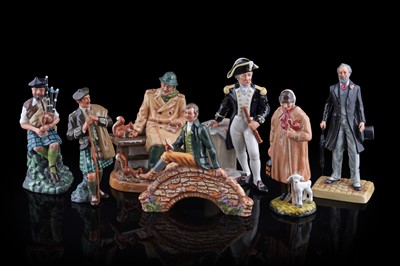Lot 168 - Seven Royal Doulton figures