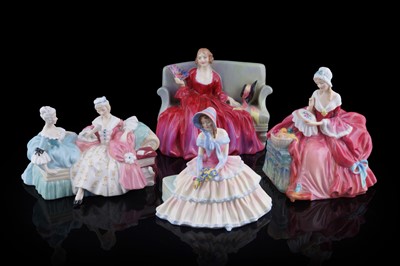 Lot 170 - Four Royal Doulton figure groups