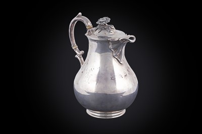 Lot 73 - A Victorian silver hot milk jug