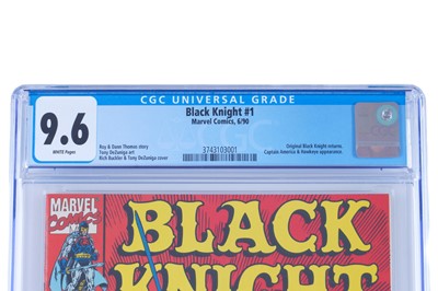 Lot Marvel Comics Black Knight No. 1, CGC 9.6
